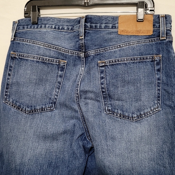 Eddie Bauer Jeans Men's 34X32 Blue Relaxed Fit 100% Cotton EUC - Picture 6 of 16